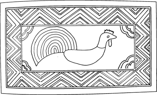 DiFranza Designs - Rooster Rug - Rug Hooking Supplies