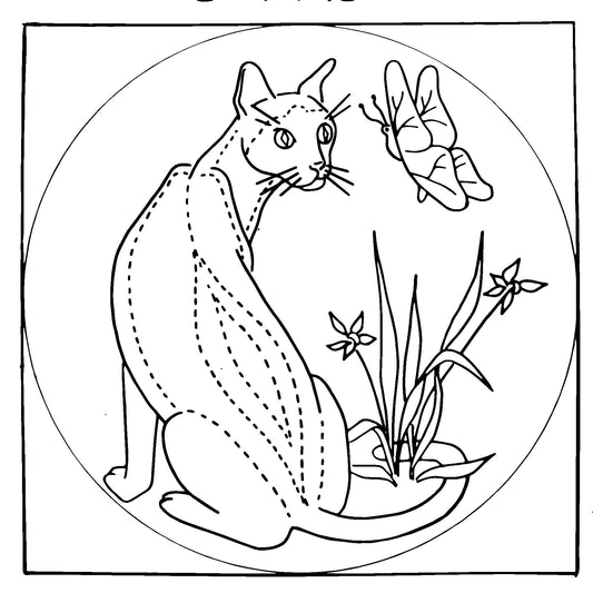 DiFranza Designs - Siamese Cat - Rug Hooking Supplies