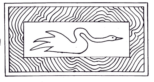 DiFranza Designs - Swan Rug - Rug Hooking Supplies