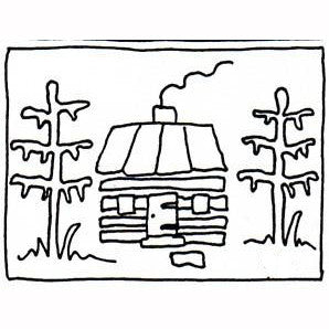 Ruckman Mill Farm - Log Cabin in the Pines - Rug Hooking Supplies