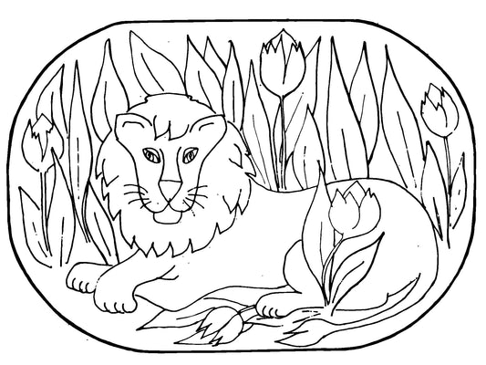 DiFranza Designs - The Lion - Rug Hooking Supplies