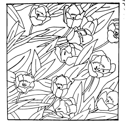 DiFranza Designs - Tulip Pillow - Rug Hooking Supplies