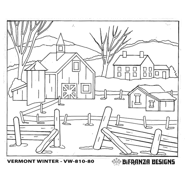 DiFranza Designs - Vermont Winter - Rug Hooking Supplies
