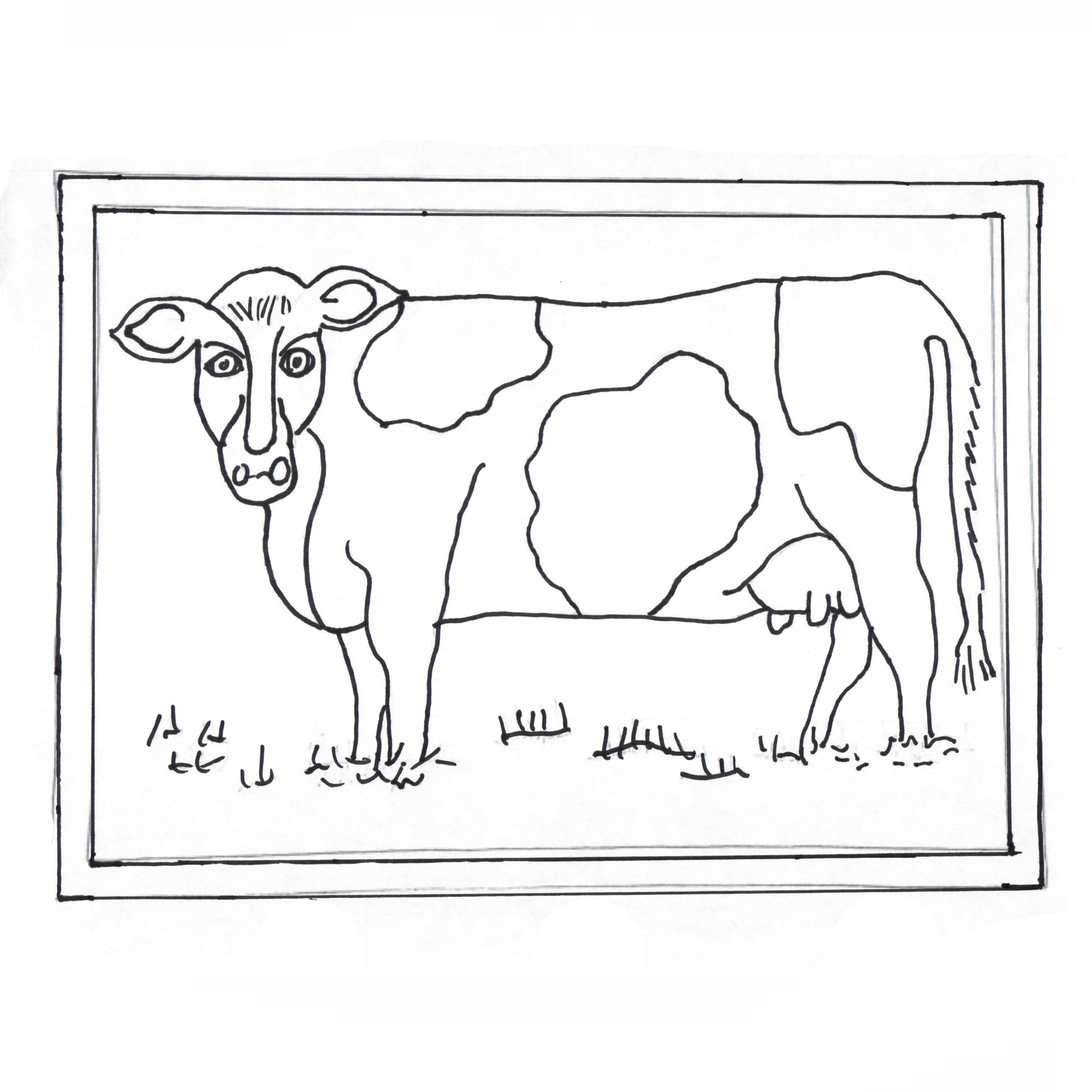 Vermont Cow - 30.5 x 42 - Rug Hooking Supplies