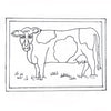 Vermont Cow - 30.5 x 42 - Rug Hooking Supplies