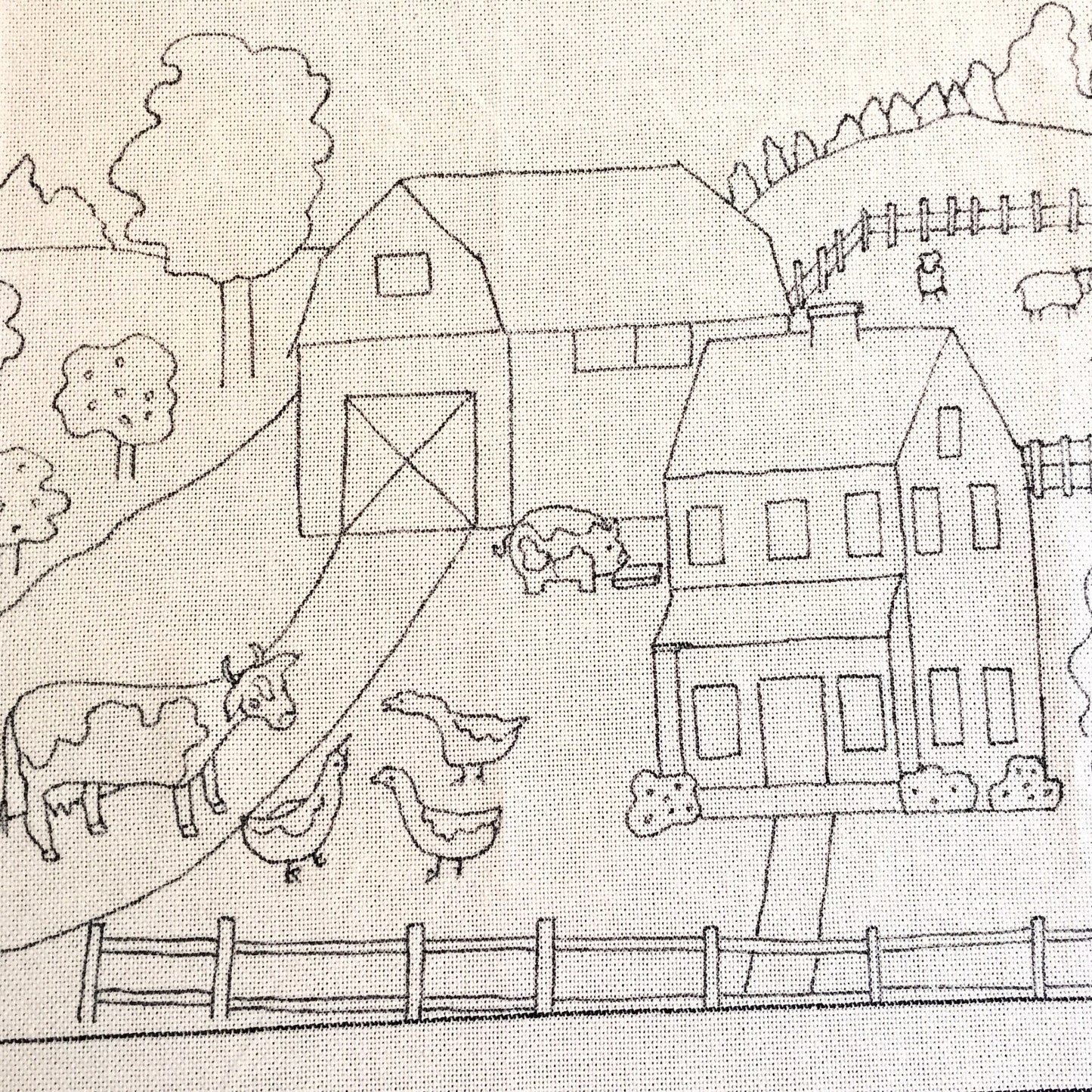 Green Mountain Design - Cow, Geese & Pigs - Rug Hooking Supplies
