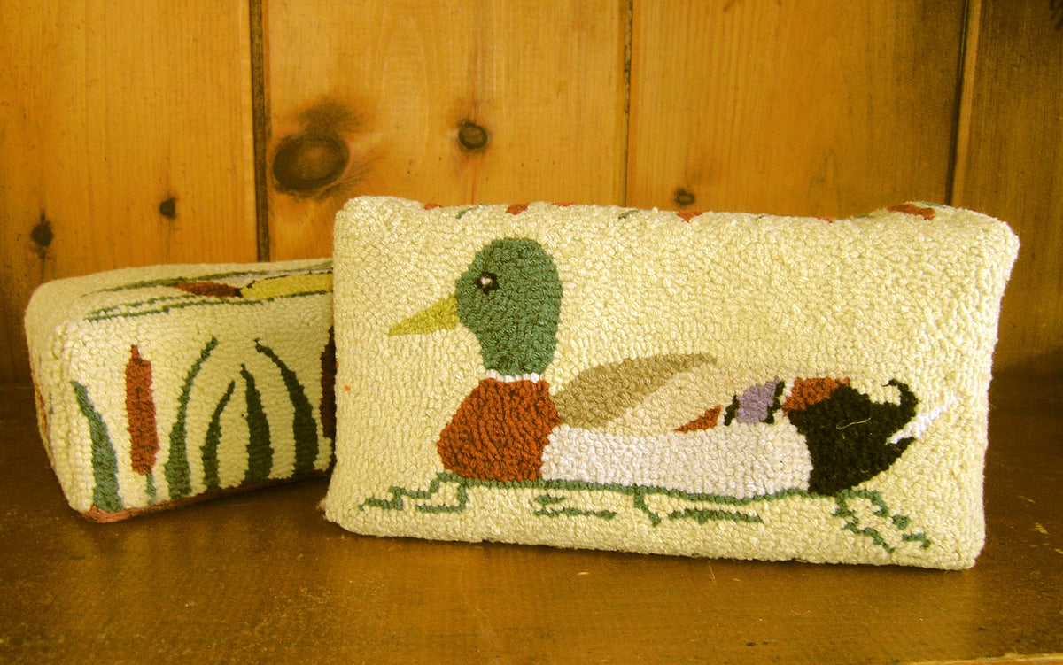 Mallard Rug DiFranza Designs - Mallard Brick Cover – Green Mountain Hooked Rugs