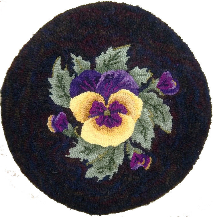 Kit - Spring Gift (Pansy) - Rug Hooking Supplies